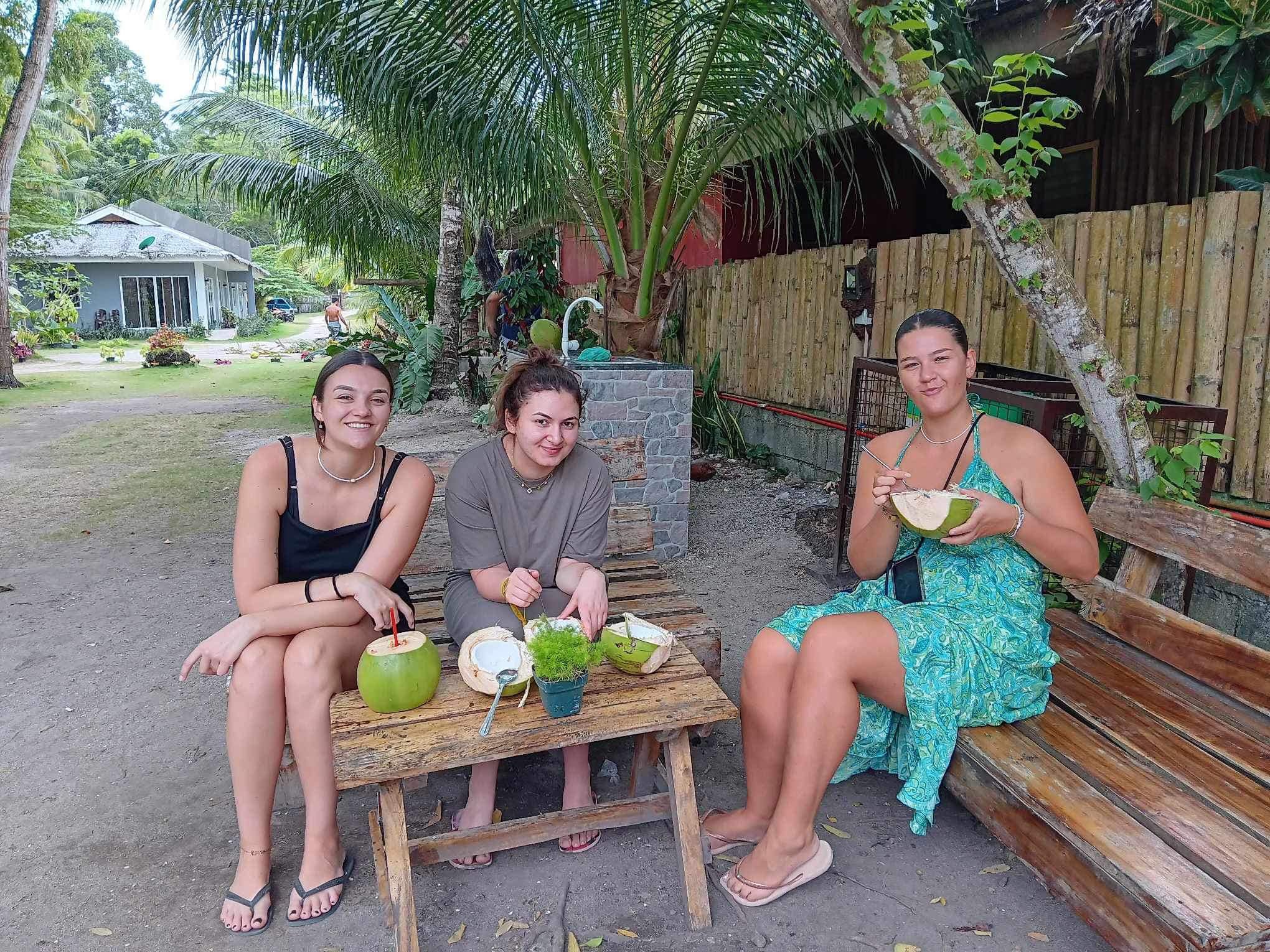 Happy guests enjoying the beach atmosphere