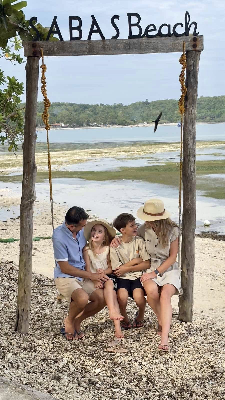 Beautiful scenic view of Sabas Beach coastline